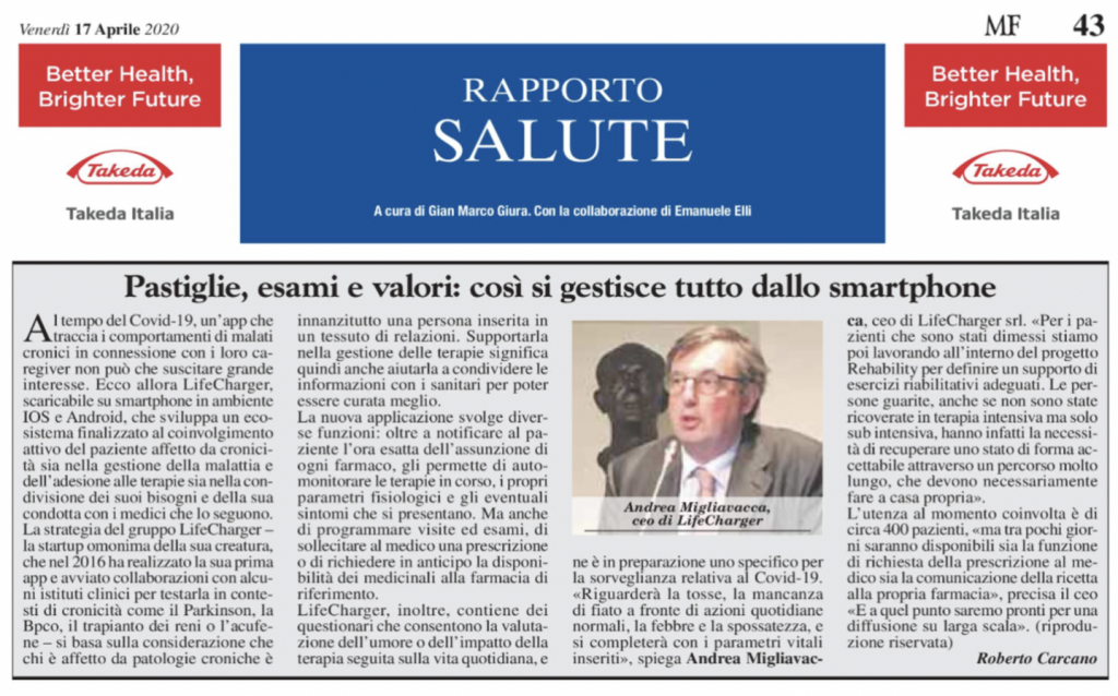 Parlano di noi su MilanoFinanza
